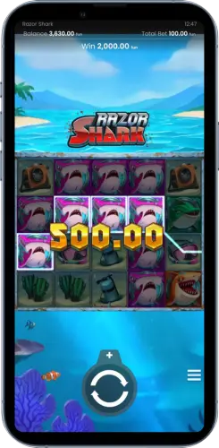 Razor Shark Gewinn 2000