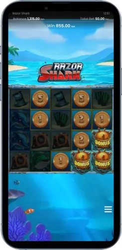 Razor Shark Shark Bonus aktivieren